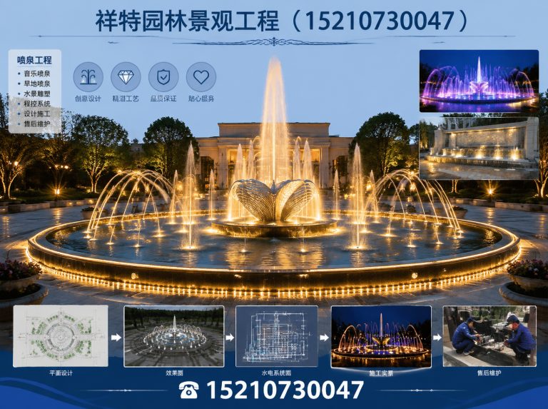 顺平县音乐喷泉展示图